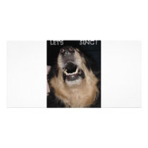 LET'S SING ! CUSTOM PHOTO CARD