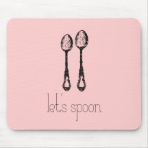 let's spoon mousepad