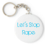 Let's Stop Rape Keychain