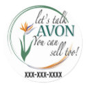 Let's Talk Avon stickers