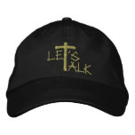 Let's Talk (Jesus) embroidered hats