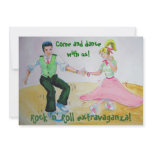 Let's twist again swing dancing rock and roll invitations