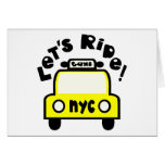 Let'sRide! With NYC Retro Taxi Cab cards