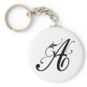 Letter-A-1 keychains