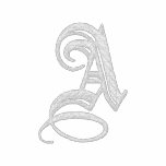 Letter A Fancy Monogram Embroidered Shirt embroidered shirts