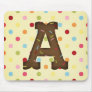 Letter A Mousepads
