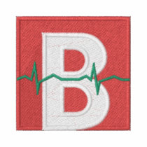 LETTER B EMBROIDERED POLO SHIRT