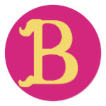 Letter B Stickers