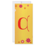Letter C Book Mark rack cards