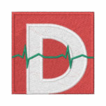 LETTER D embroidered shirts