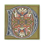 Letter 'D' in Colour - Magnet