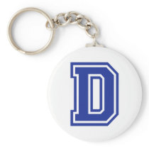 Letter D keychains