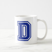 Letter D mugs