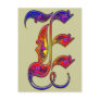 Letter E Alphabet Monogram Print