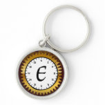 Letter E Premium Clockwork Keychain