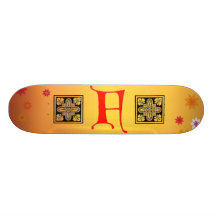 Letter F Skateboard