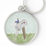 Letter from a Bluebird Keychain