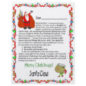 Letter from Santa flyers
