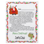 Letter from Santa flyers
