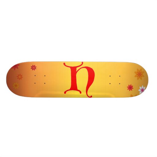 Letter H Skateboard