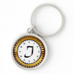 Letter I Premium Clockwork Keychain