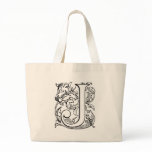 Letter J Monogram Canvas Bags