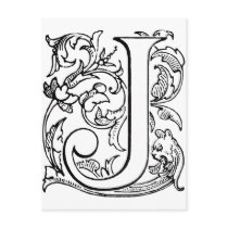 Letter J Monogram
