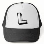 Letter L hats