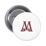 Letter M Monogram buttons