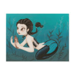 Letter- mermaid Post Card postcards