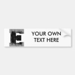 LETTER PRIDE E VINTAGE.png Bumper Stickers