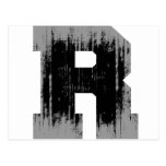 LETTER PRIDE R VINTAGE.png Postcard