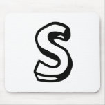 Letter S mousepads