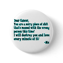 Letter To Cancer Pin