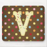 Letter V Mouse Pads