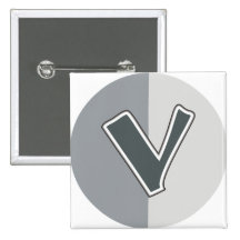 Letter V Pins