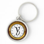 Letter Y Premium Clockwork Keychain