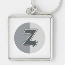 Letter Z Keychain