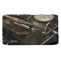 letterpress machine Droid Razr case casemate cases