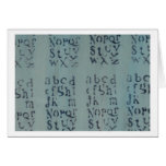 Letters cards