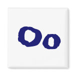 Letters Oo magnets
