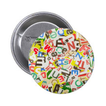 Letters Pin