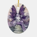 Letting Go Fairy and Butterfly Art Christmas Ornaments