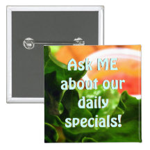 Lettuce Leaf Restaurant Special Flair Pins