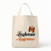 Leukaemia Awareness Butterfly Canvas Bags