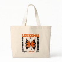 Leukaemia Awareness Butterfly Canvas Bag