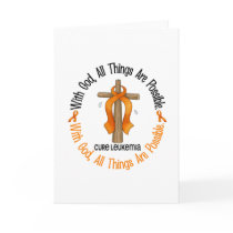 Leukaemia Awareness WITH GOD CROSS