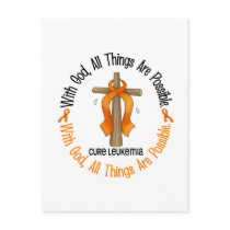 Leukaemia Awareness WITH GOD CROSS