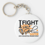 Leukaemia Fight Like A Girl For My Sister 11 Keychains