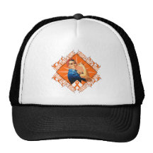 Leukaemia Fight Rosie The Riveter Mesh Hat